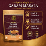 Spice Magic Garam Masala Powder 3.5 oz (100 g) | Premium Indian Spice Blend | All-Natural, Salt-Free, Vegan & Non-GMO