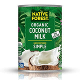 Native Forest Organic Coconut Milk Unsweetened - Coconut Milk Canned, Unsweetened, Simple - 13.5 Fl Oz (Pack of 3)