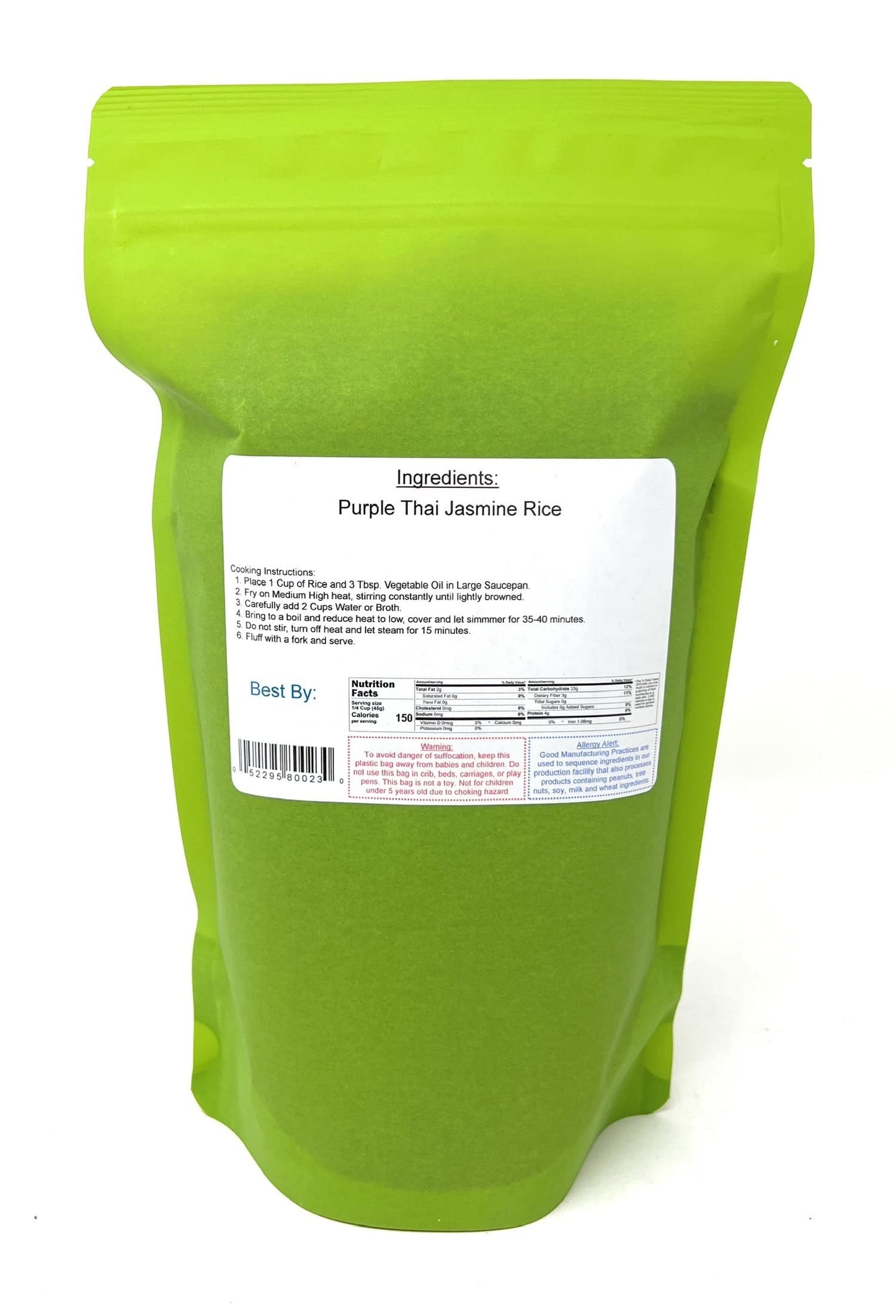 Imported Rice Black Thai Rice (Purple Sticky) - 2 POUNDS
