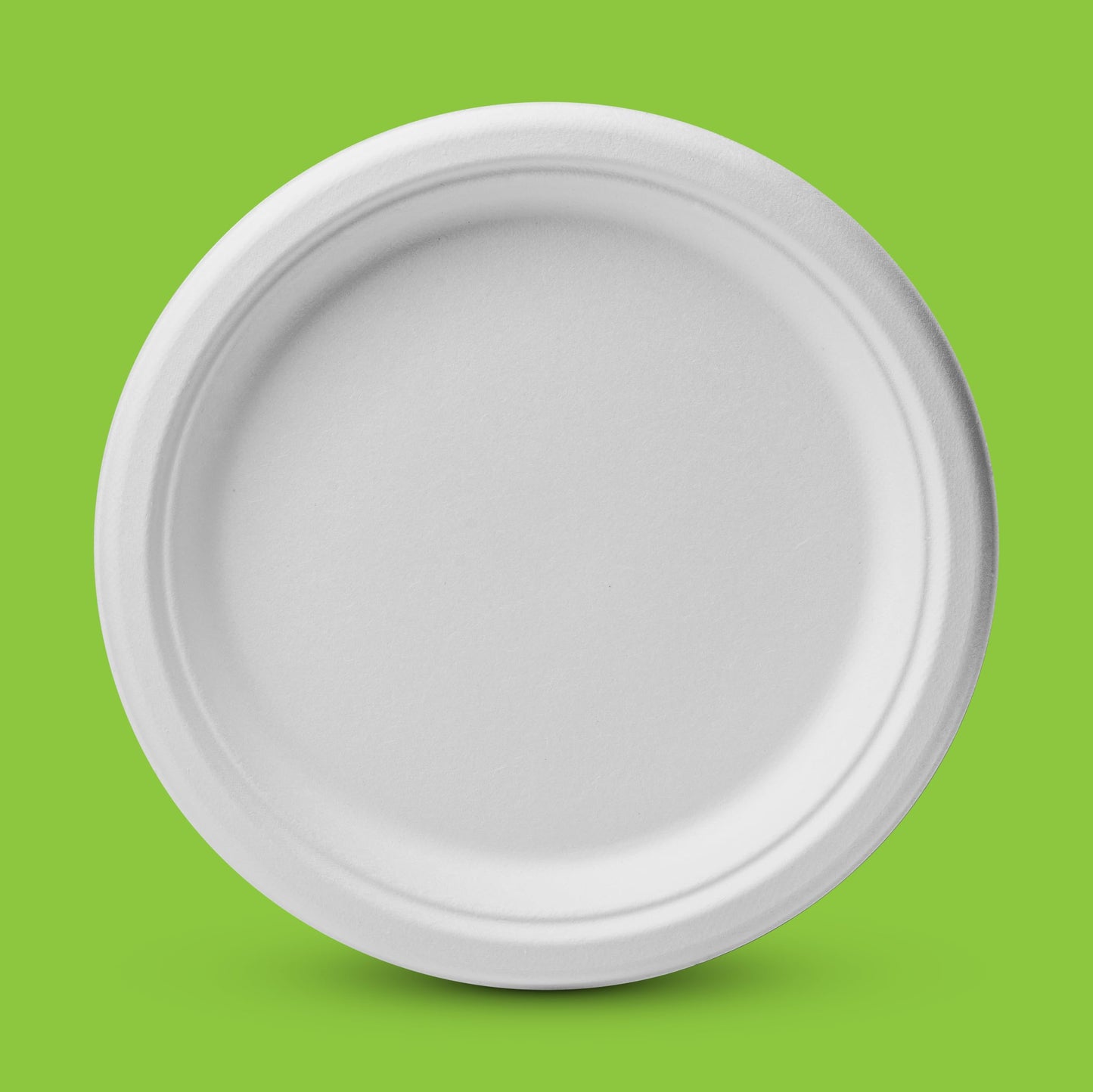 Munfix 100% Compostable Paper Plates 100 Pack, 6 Inch Heavy Duty Biodegradable Microwavable Disposable White Dessert Plates, Made of Eco-Friendly