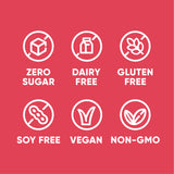 Pirq Plant Based Protein Shake, 21g Vegan Protein, 25 Superfoods, Zero Sugar, Dairy-Free, Gluten-Free, and Soy-Free, (12 Pack, Strawberry)