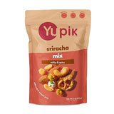 Yupik Sriracha Mix, 6 Oz, Savory Crunchy Snack, Spicy Blend, BBQ Trail Mix, Protein Snacks, Cashews, Wasabi Peas, Pretzels, Game Night & Party Snack