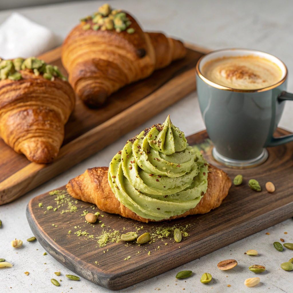 BISVUA Premium Pistachio Cream, 7 Oz (200g) - Natural Sweet Pistachio Butter Spread for Dubai Chocolate Bar, Knafeh & Kataifi | No Palm Oil