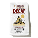 Red Rooster Coffee, Organic Decaf Coffee - Medium Roast Whole Bean - Notes of Dark Chocolate & Citrus - 12oz - Fair Trade, USDA Organic