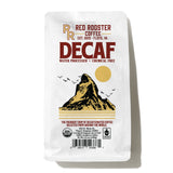 Red Rooster Coffee, Organic Decaf Coffee - Medium Roast Whole Bean - Notes of Dark Chocolate & Citrus - 12oz - Fair Trade, USDA Organic
