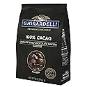 Ghirardelli Chocolate Company 100% Cacao Unsweetened Wafers, 5lb. Bag (Pack of 1)
