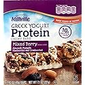 Milleville Greek Yogurt 10g Protein Chewy Bars (Mixed Berry)