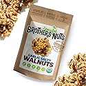 Brothers Nuts Garlic Salty Walnuts - Organic, Sprouted Walnuts - Healthy Keto Snack - Vegan, Gluten-Free, Kosher - No Preservatives - 6 oz