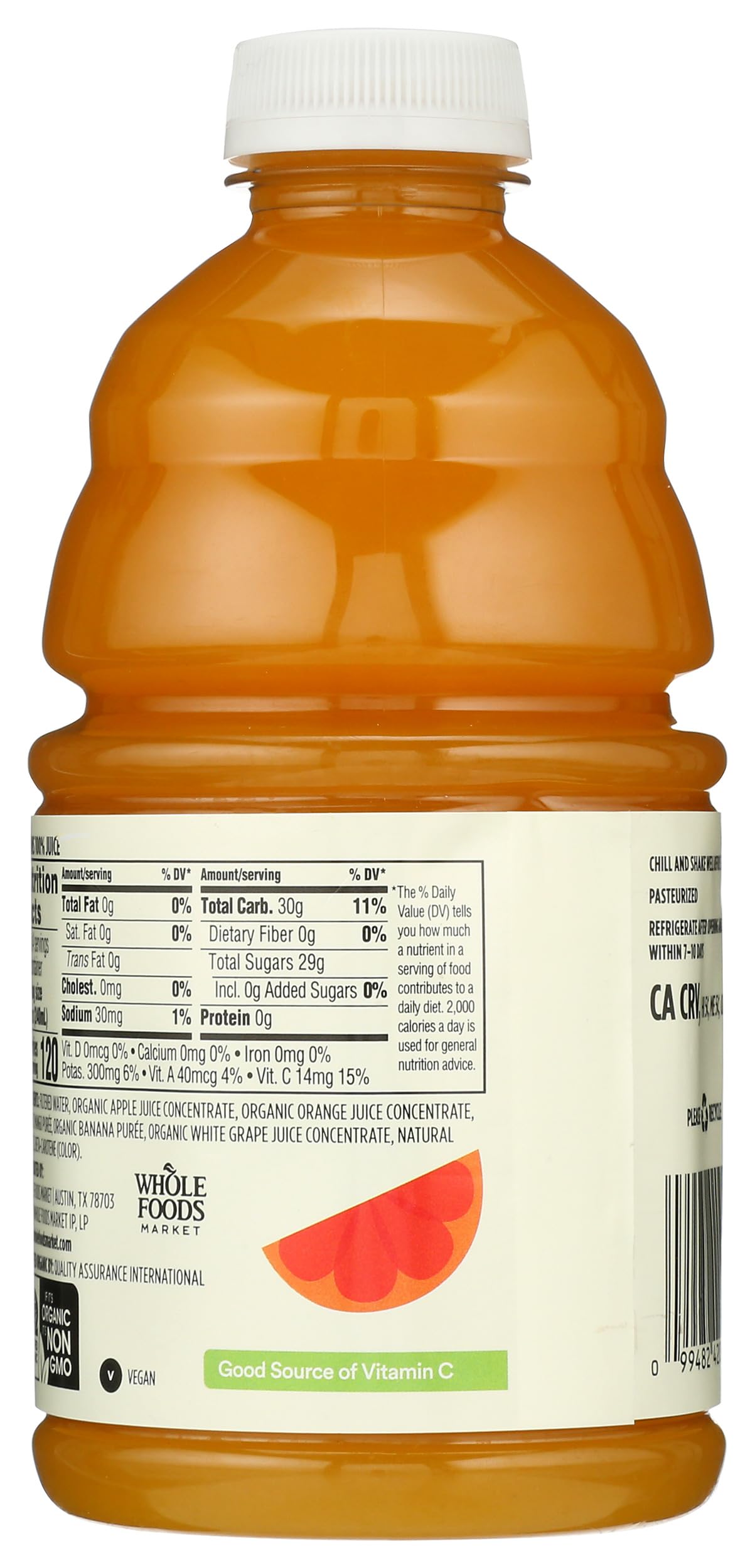 365 by Whole Foods Market Organic Orange Mango Juice, 32 FZ