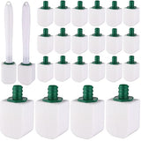 Mkhaslri 26 Pcs Toilet Pumice Stone with Long Handle Toilet Bowl Cleaner Brush Wand Refills Pumice Stone Block Deep Cleaning Remover Tool for Pool