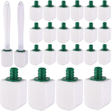 Mkhaslri 26 Pcs Toilet Pumice Stone with Long Handle Toilet Bowl Cleaner Brush Wand Refills Pumice Stone Block Deep Cleaning Remover Tool for Pool