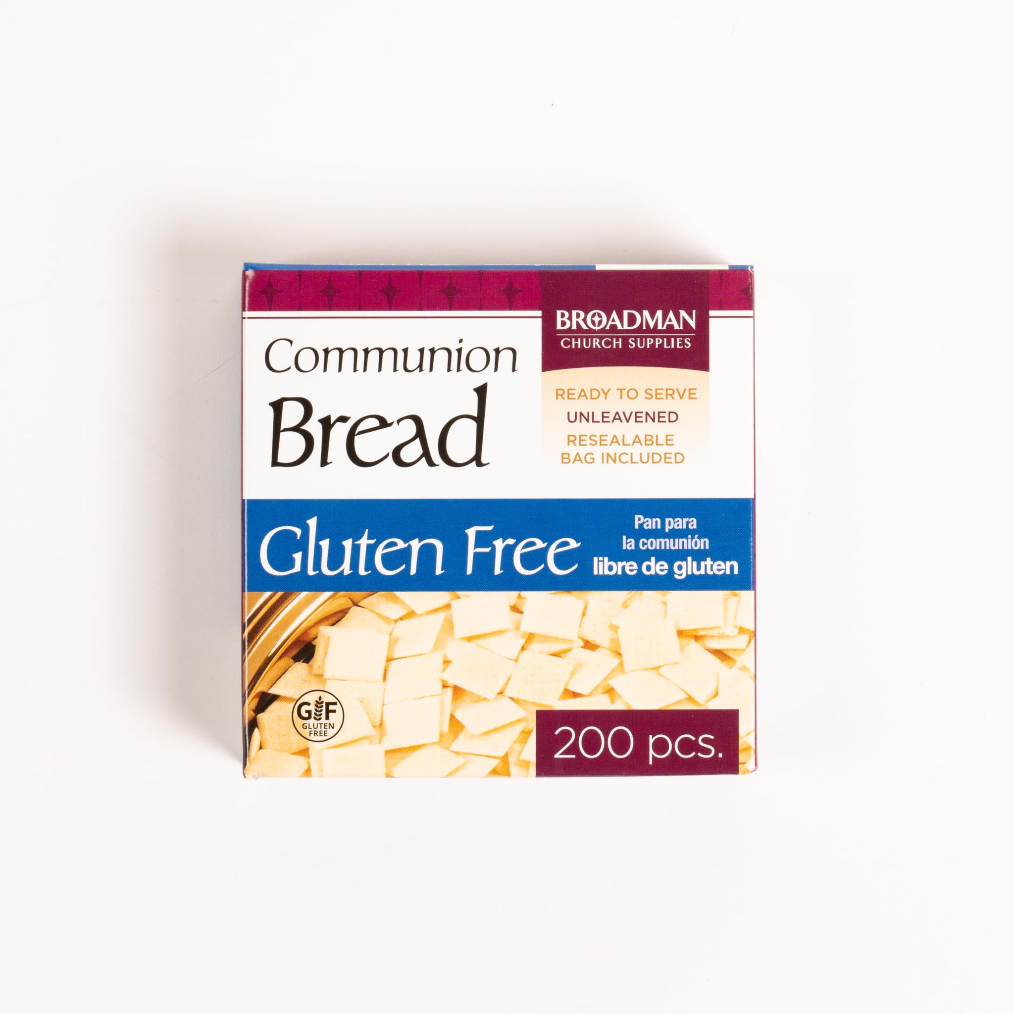 Broadman Church Supplies Communion Bread, Gluten Free, 200 Count