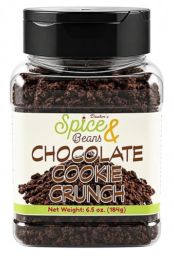 Chocolate Cookie Crunch Crumbles | Ice Cream & Dessert Topping, Baking Mix-In, Cake Decoration, Chocolate Sandwich Cookie Pieces, Ready-to-Use Easy