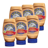 Blue Plate Hot & Spicy Mayonnaise, Rich and Creamy Mayo with a Southern Kick - 12 Fl Oz Squeeze Bottle (Pack of 6)