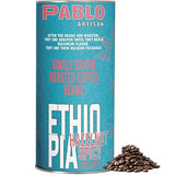 Pablo Artisan Ethiopia Yirgacheffe Grade 2 Single Origin Coffee Beans - Medium Dark Roast Whole Bean Coffee, 100% Arabica Espresso Beans, Notes