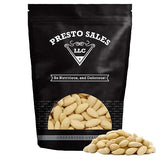 Presto Sales Whole Blanched Almonds Skinless Raw 16 oz. | Great for baking and decorations | Vegan, Non-GMO | Healthy, High Protein | Resealable 1 lb