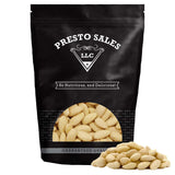 Presto Sales Whole Blanched Almonds Skinless Raw 16 oz. | Great for baking and decorations | Vegan, Non-GMO | Healthy, High Protein | Resealable 1 lb
