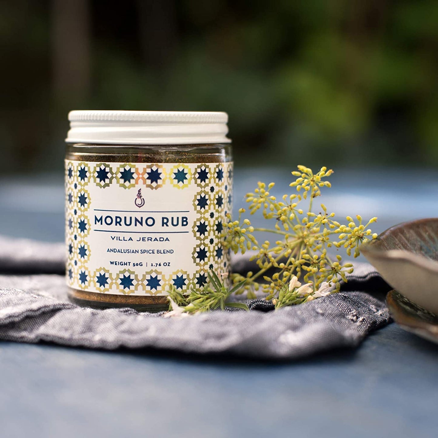 Villa Jerada, Moruno Premium Rub 1.76 oz - Andalusian Spice Blend, Spanish-Style Dry Rub, Aromatic and Savory complexity to Meats, Stews & Mushrooms