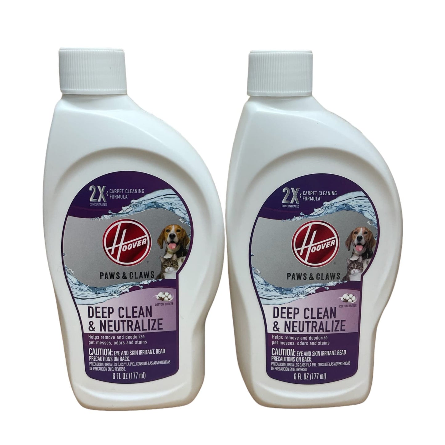 XCESS XPRESS Paws and Claws Deep Clean & Neutralize 2X Carpet Cleaning Formula 6oz (2)