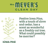 Mrs. MEYER'S Multi Surface Spray Cleaner ? Iowa Pine ? 16 fl oz (Pack of 12)