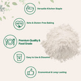 Micro Ingredients Xanthan Gum Powder 2lb (32oz) Premium Quality for Keto & Gluten-Free Baking Unflavored Thickening Agent for Cooking Non-GMO Vegan