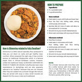 Dals Foods Healthy Nutritious Fufu, Slimovina | 100% Natural Flour, Low-Carb, Plant-Based Fiber & Protein Blend, Gluten Free Baking & Cooking, Grain Free | Keto Substitute to Grains & Starch| Packaged in USA