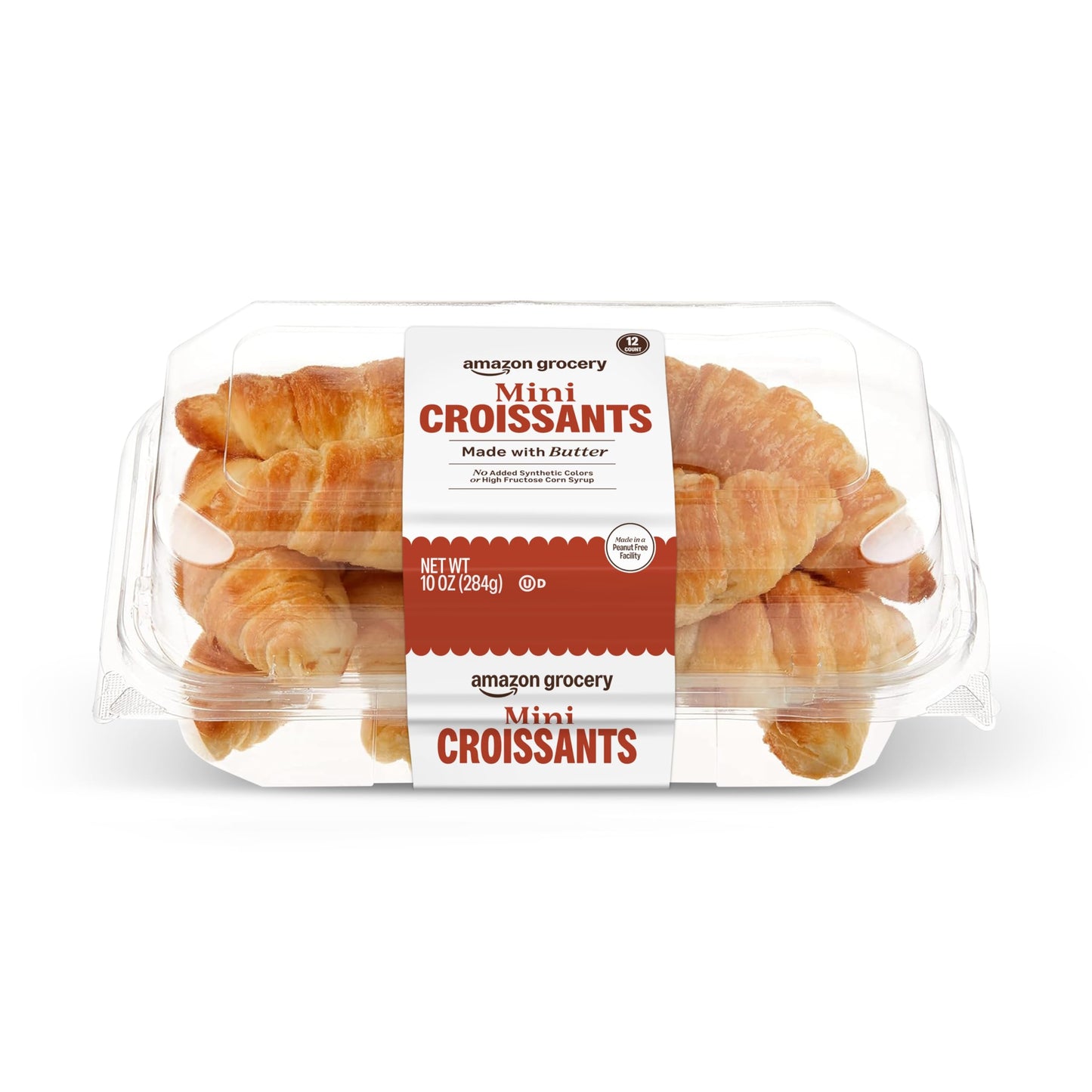Amazon Grocery, Mini Croissants, 10 Oz, 12 Ct, Frozen
