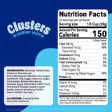 Nature’s Garden Blueberry Muffin Clusters, 32oz Pouch - Big Chunky Nut & Oat Bites with Cashews, Almonds, Chia & Real Blueberries - Gluten-Free