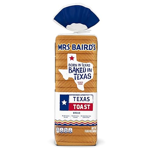 Mrs Baird's Texas Toast Bread, Original White Bread, 24 oz Bag