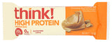 think! Thin Protein Bar, Creamy Peanut Butter, Chocolate Dipped , 2.1 Oz