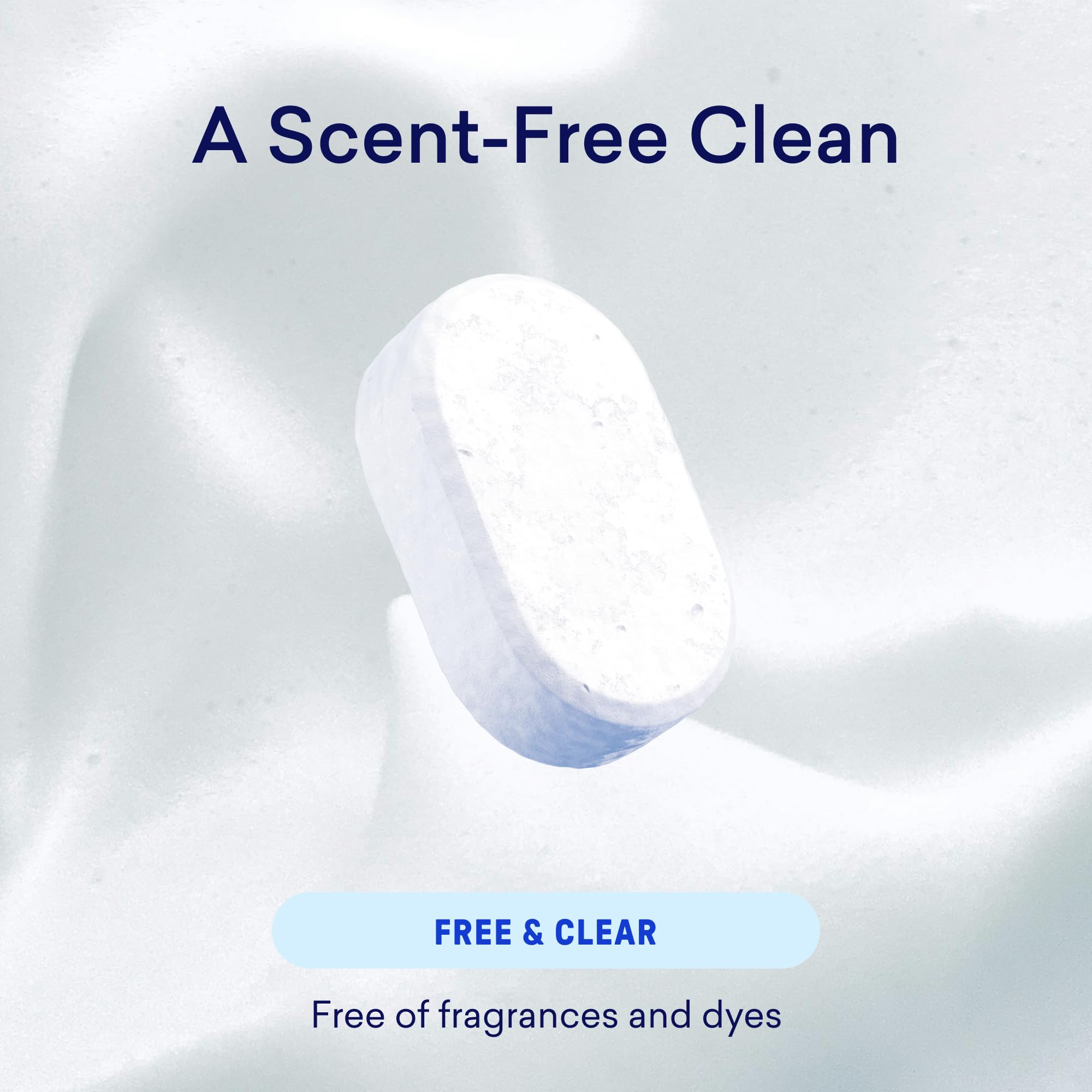 BLUELAND 100% Plastic-Free Dishwasher Detergent Tablets, 60 Count, Free & Clear, Eco-Friendly Dishwashing Pods, Natural, USDA Certified biobased