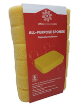 All Purpose Sponge, Heavy Duty, Ultra Performance, Extra Large 7.5” x 5.5” x 1.875” (6 Pack)
