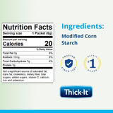 Thick-It Original Food & Beverage Mildy Thick Single-Serve Packets for Dysphagia (IDDSI), Nectar Consistency, Digestible Swallowing Aid, Easy-to-Mix