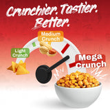Snack Festive Gourmet Cream Pack Roasted Chickpea Snacks, 8 Bags 1 oz Crunchy Protein Garbanzo Beans, Healthy Nut Free Vegan Non-GMO Soy-Free Balanced