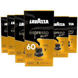 Lavazza Avvolgente Lungo Dark Roast Capsules Compatible with Nespresso Original Machines (Pack of 60) ,Value Pack, Blended and roasted in Italy, Full