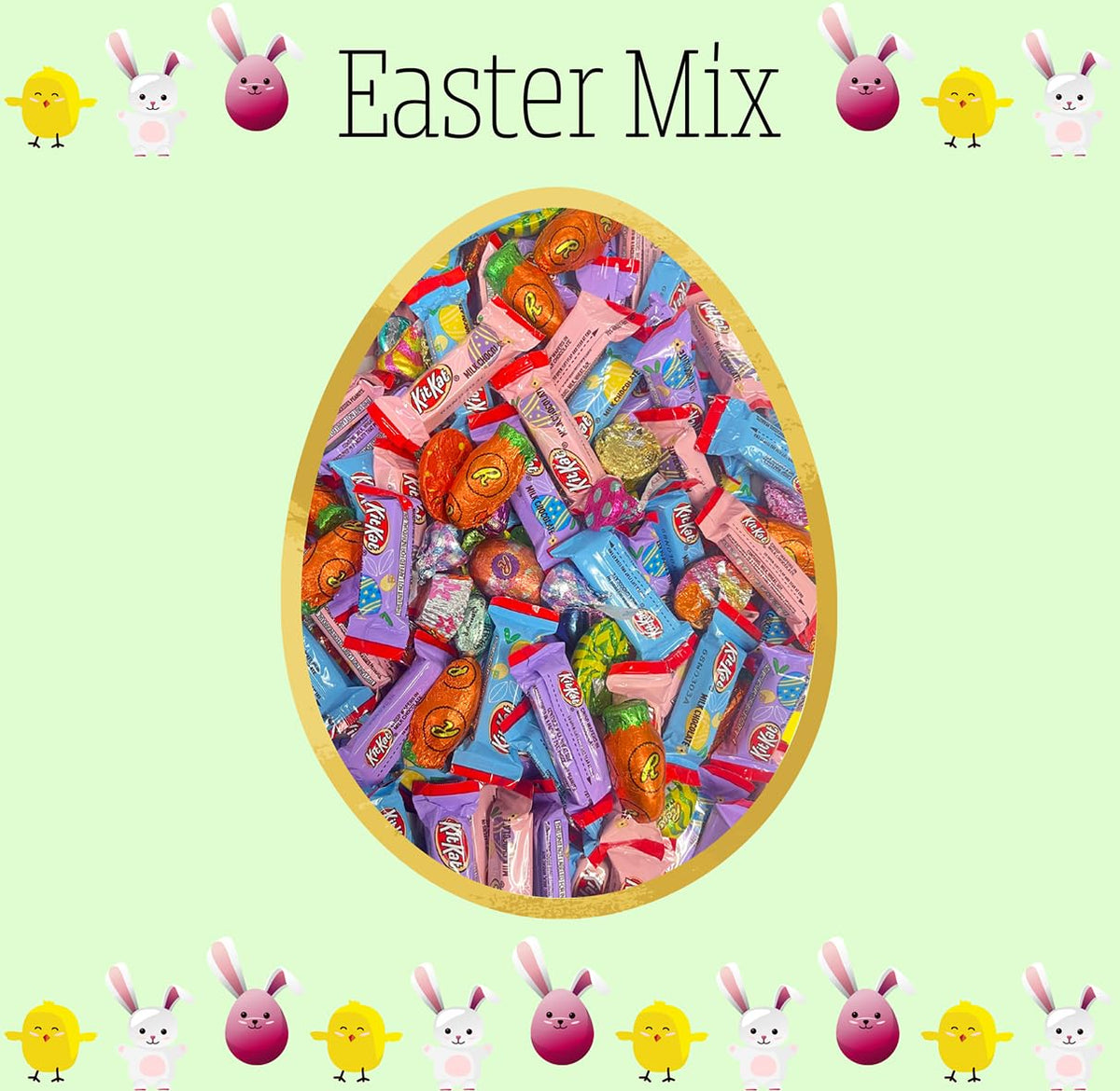 Easter Chocolate Candy Variety Pack - 5 Lb - Bulk Easter Candy - Easter Candy Bulk - Assorted Chocolate - Easter Basket Candy - Bulk Chocolate Easter