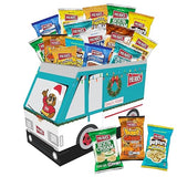 Herr's Variety Snack Holiday Truck Box, Assorted Flavors, 42-Pack - Crisp 'N Tasty, Barbecue, Sour Cream & Onion Potato Chips, Cheese Curls, Pretzels