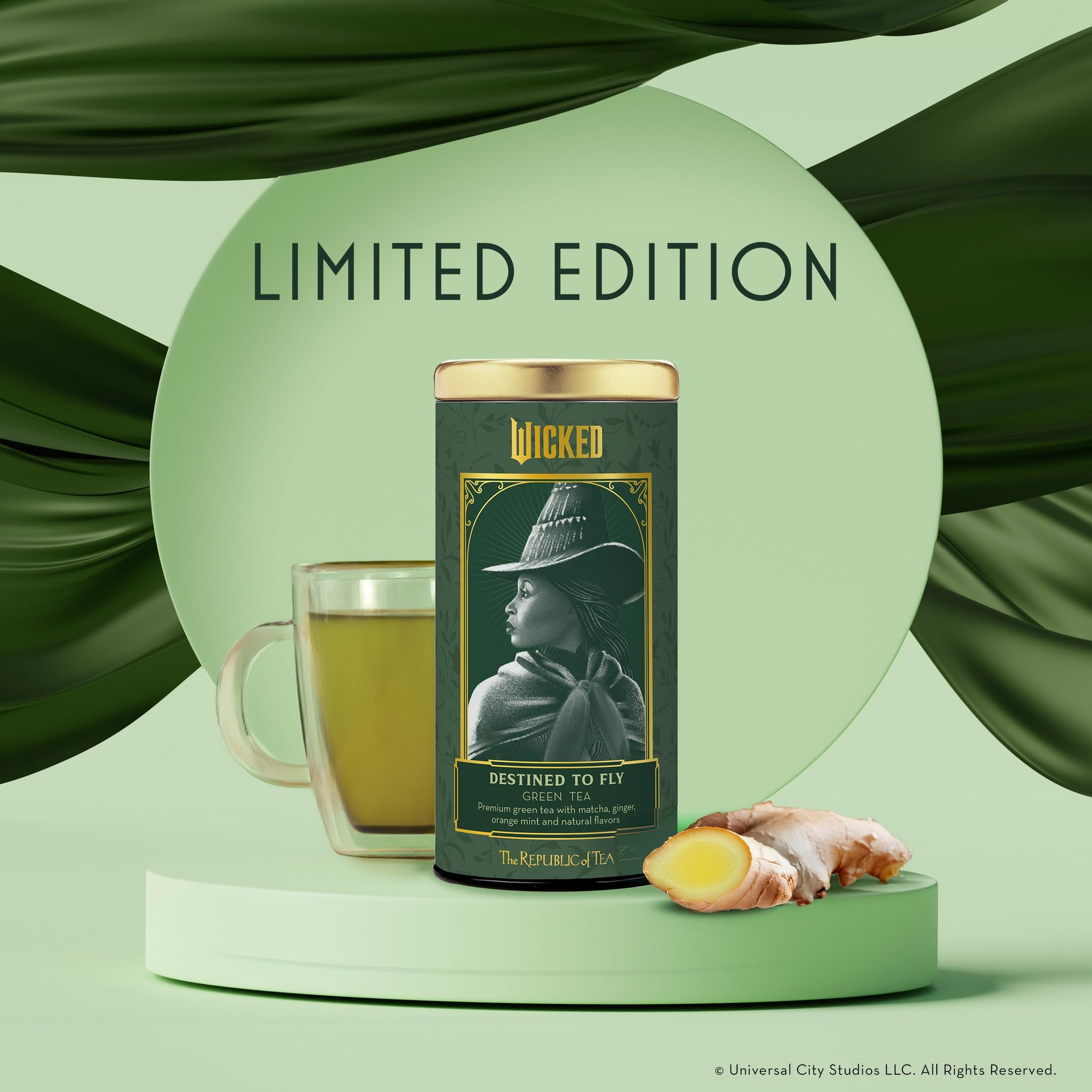 The Republic of Tea - Wicked Destined to Fly Green Tea, 36 Tea Bags