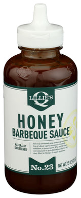 Lillies Q Honey Barbeque Sauce, 15 OZ
