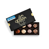 Godiva Signature Truffle Gift Box, Belgian Dark and Milk Chocolates with Ganache Center, Gourmet Gift for Birthdays, Holidays, Kosher, 8 Pc