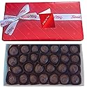 Fannie May Milk Chocolate Covered Cherries 1 lb Gift Wrapped Combo with Artistix Christmas Shoppe Gift Tag