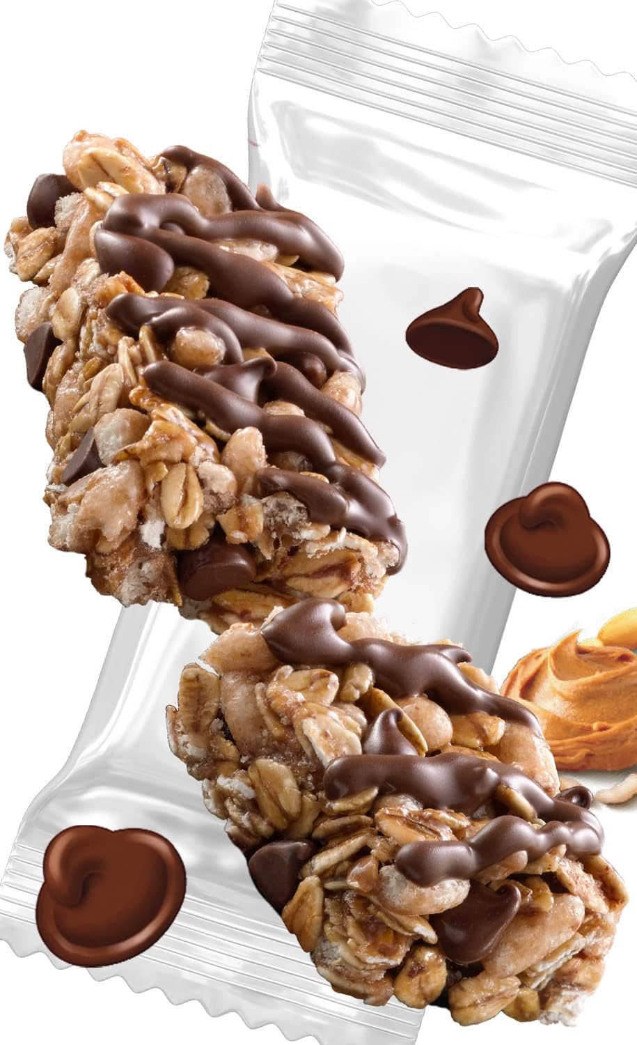 MINI Dark Chococolate Peanut Keto MINI Nuts&Seed Bar - Pack of 4 - Low Carb, No Added Sugar, Pack with Protein, High Fiber 1.12oz Bar