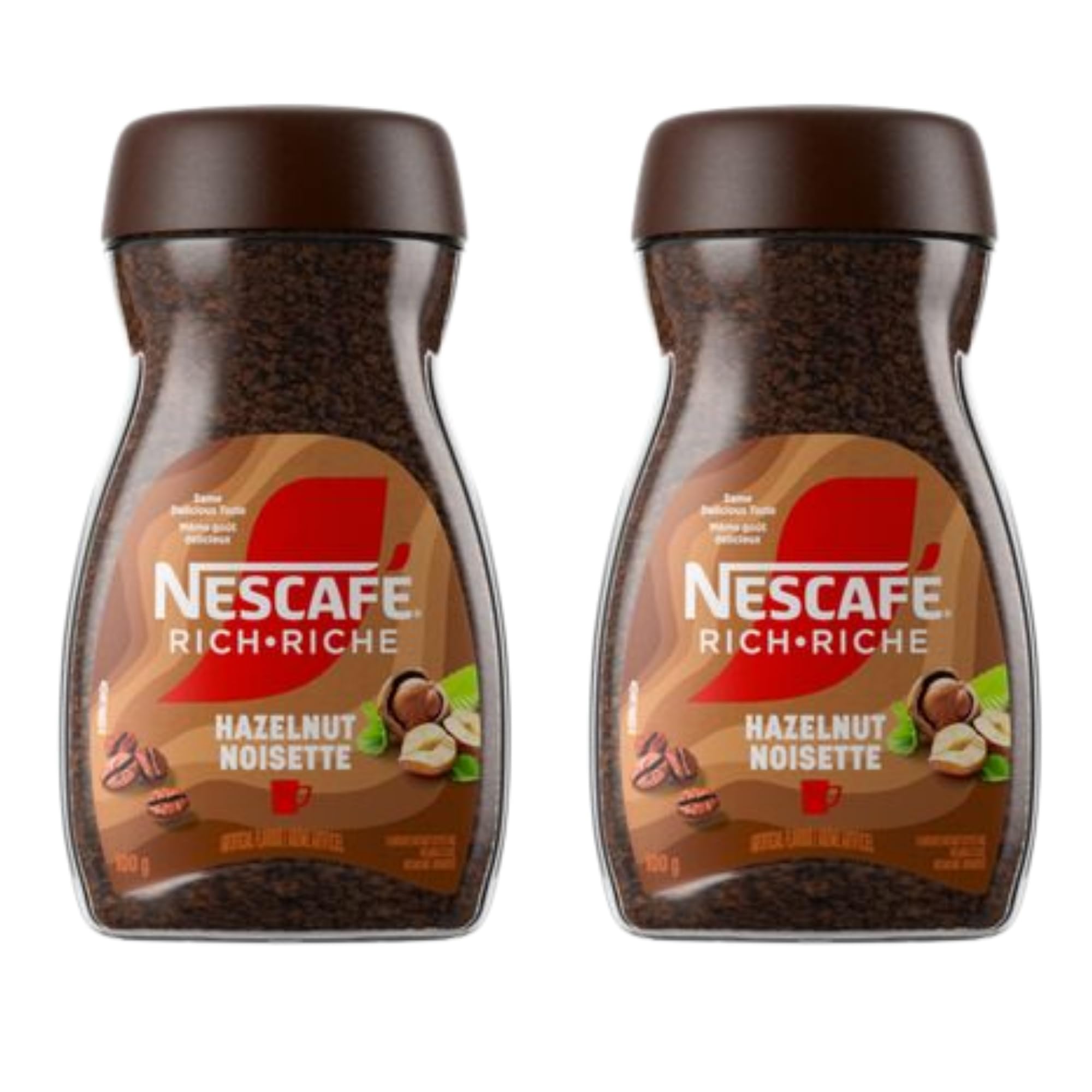 SUPREME GOODS NESCAFÉ Double Packed Rich Instant Coffee Hazelnut, 100g (Pack of 2)