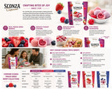 Sconza Triple Berry Freeze-Dried Berries Covered in Yogurt Flavored Crème, Strawberry Blueberry Raspberry Candy Snack, Resealable Bag, 18 oz