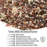 Gerbs Super 3 Seed Snack Mix 2 lbs. | Raw, No Artificial Additives, Resealable Bag | Crunchy Flax, Chia & Hemp Blend | Top 14 Allergen-Free