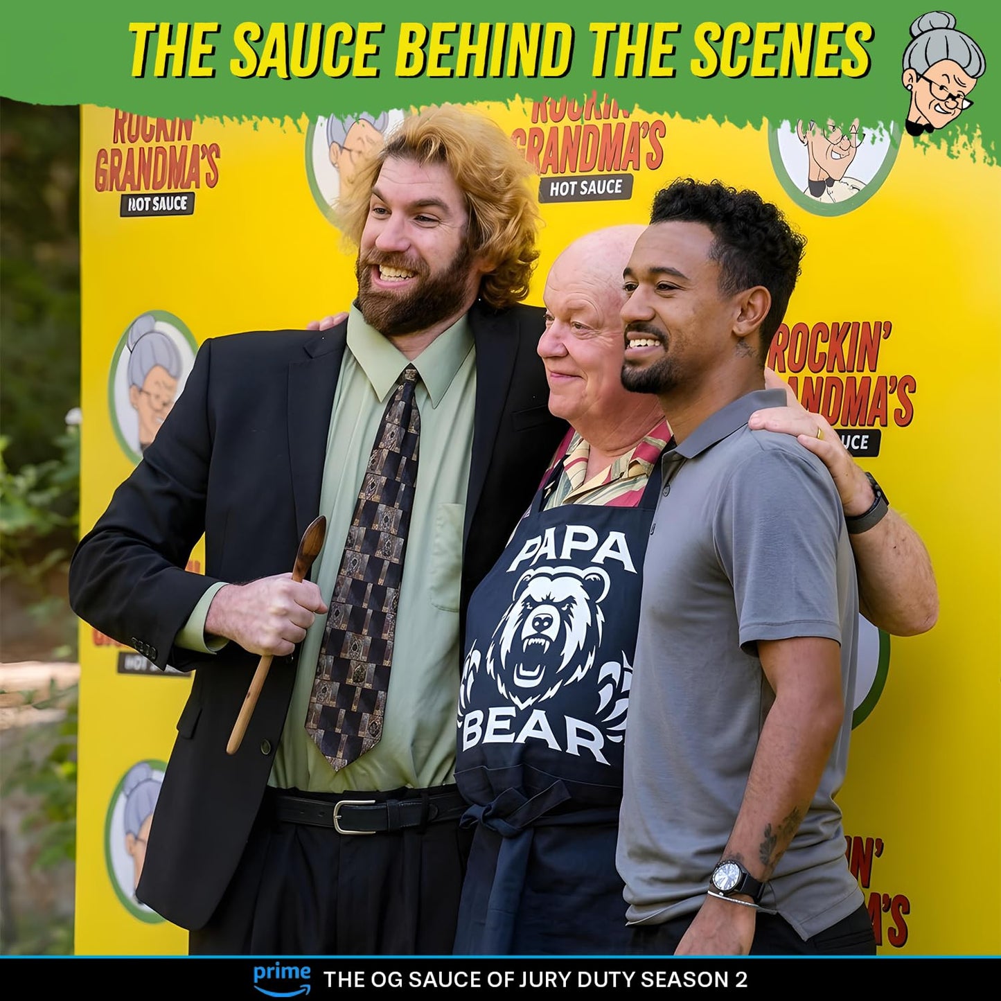 Rockin’ Grandma’s Sweet Sauce by Dave’s Gourmet, 5 fl oz - Featured on Prime Video’s Jury Duty: Company Retreat - Low Calorie Tropical Sweet Heat Hot