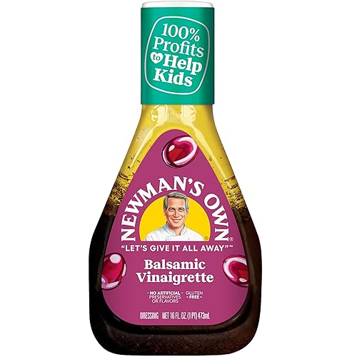Newman's Own Dressing, Balsamic Vinaigrette, 16 Fl Oz