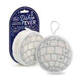 Genuine Fred DISCHO Fever Kitchen Sponges, Set of 2 Disco Ball Scrubber Sponges, Gentle on Cookware, Tough on Grime, Corded Loop for Easy Drying, Fun