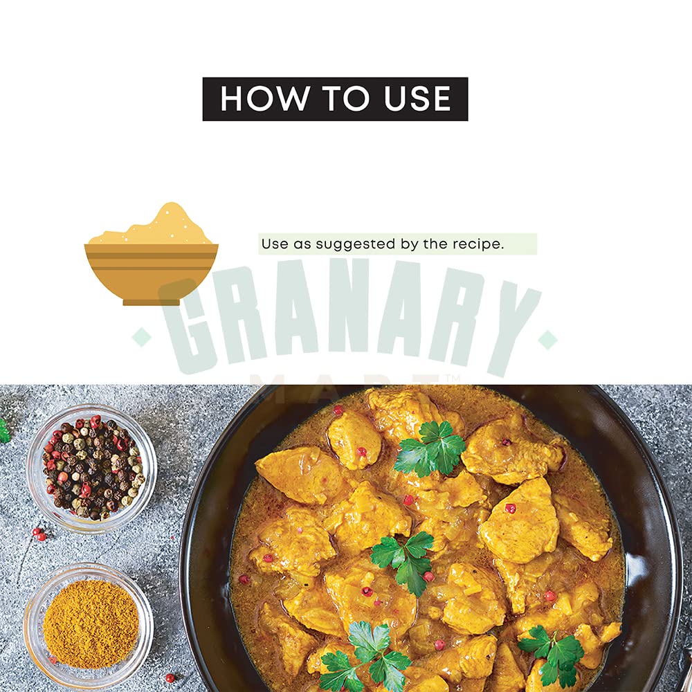 Natural Garam Masala by Granary Mart - Warming Spice Blend for Variety of Dishes - Flavorful Mix for Curries and Pilafs -Complements Veg/Non-Veg