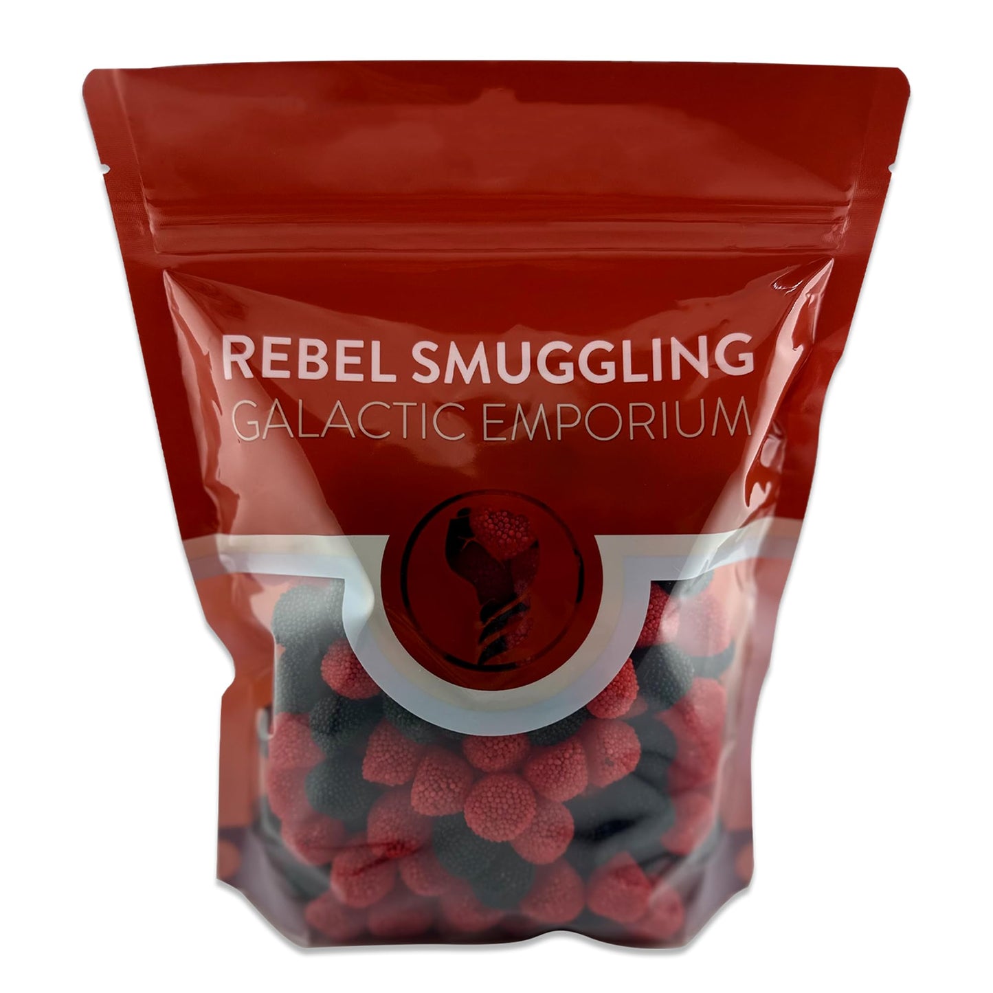 Black Berry and Raspberry Candy Gummies Bulk 2LB Bag by Rebel Smuggling Galactic Emporium